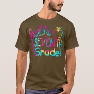 Camiseta Tie Dye Hello Séptimo Grado Equipo 7º Grado De Vue