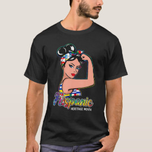 Camiseta Tie Dye Hispanic Heritage Month Strong Women Count