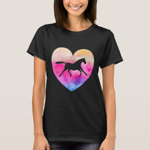 Camiseta Tie Dye Horse Funny Caballo Montando Hippie Costum