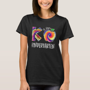 Camiseta Tie Dye K Es Para El Profesor De Jardín De Niños D
