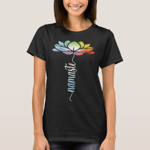 Camiseta Tie Dye Lotus Flor Yoga Zen Meditación Namaste