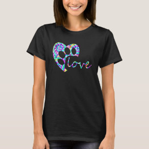Camiseta Tie Dye Love Dog Paw Print Animal Paw Dog Lover Ow