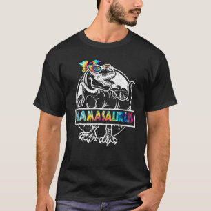 Camiseta Tie Dye Mamasaurus Dinosaur T Rex Mama Mami Mothe