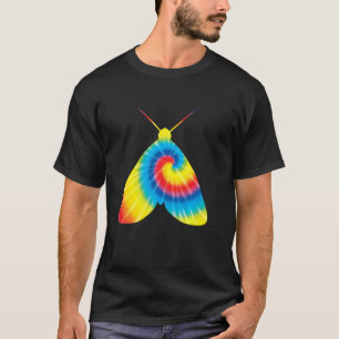 Camiseta Tie Dye Moth Arcoiris Print Inspire Owlet Hippie P
