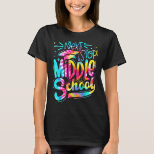 Camiseta Tie Dye Next Stop Middle School 5º Graduati