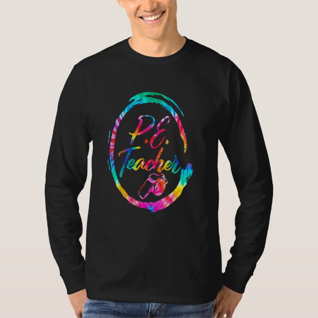 Camiseta Tie Dye Physical Education Teacher PE Squad back T (Anverso)