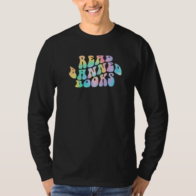 Camiseta Tie Dye Read Banned Books Reading Bookworm Librari (Anverso)