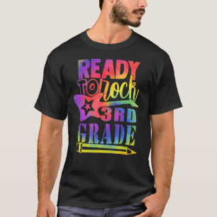 Camiseta Tie Dye Ready To Rock 3º Grado De Vuelta A Scho