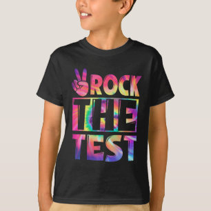 Camiseta Tie Dye Rock The Test Happy Testing Day Profesor L