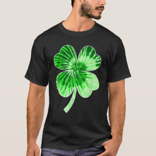 Camiseta Tie Dye Shamrock St Patricks Day Funny Men Mujeres