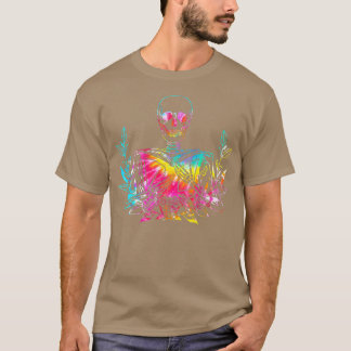 Camiseta Tie Dye Skeleton leyendo libro gracioso Lover Rea