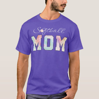 Camiseta Tie Dye Softball Mom Softball Sport