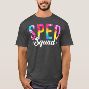 Camiseta Tie Dye Sped Squad Profesor Especial De Nuevo A Sc