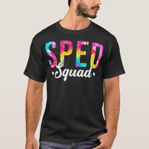 Camiseta Tie Dye Sped Squad Profesor Especial De Nuevo A Sc
