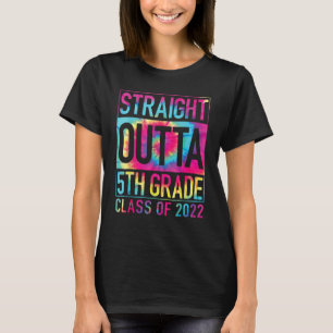 Camiseta Tie Dye Straight Outta 5º Graduado