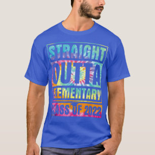Camiseta Tie Dye Straight Outta Elemental School De