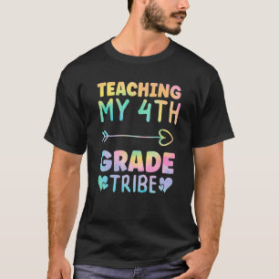 Camiseta Tie Dye Teacher Testing Day Enseñar Mi 4º Grado