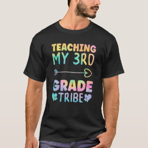 Camiseta Tie Dye Teacher Testing Day Enseñar mi tercer grad