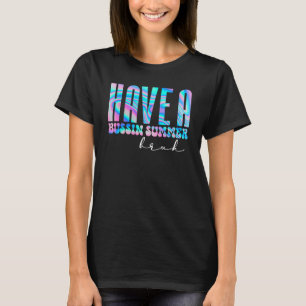 Camiseta Tie Dye Tiene Un Negocio Verano Bruto Vibes De Ver