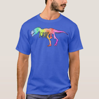 Camiseta Tie Dye TRe Skeleton Dino,Dinosaur