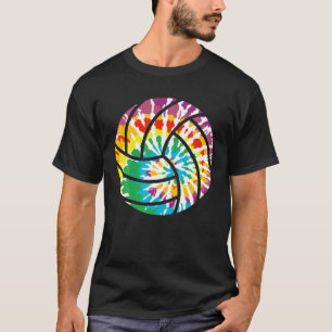 Camiseta Tie Dye Volleyball Funny Sport Amantes a las mujer