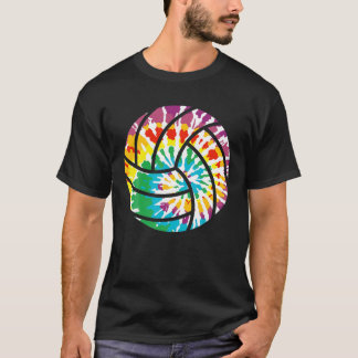 Camiseta Tie Dye Volleyball Funny Sport Amantes a las mujer