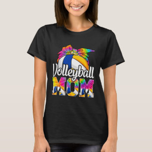 Camiseta Tie Dye Volleyball Mom Volleyball Mama Sport Mothe