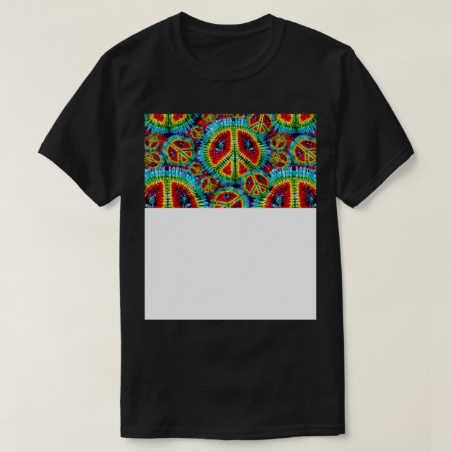 Camiseta Tie Dyed Psychedelic (Diseño del anverso)