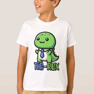 Camiseta ¡Tie Rex! Cute Tie Con Un Pun De Dinosaurio