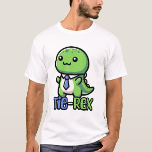 Camiseta ¡Tie Rex! Cute Tie Con Un Pun De Dinosaurio