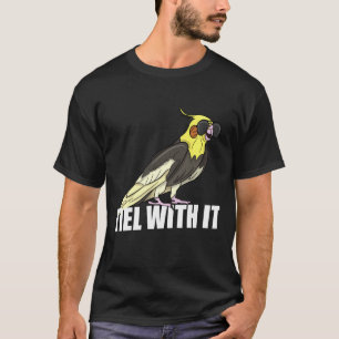 Camiseta Tiel Con El Pájaro Veterinario Cockatiel