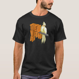 Camiseta Tiel Con Ella Cute Avión Cockatiel Animal Ra