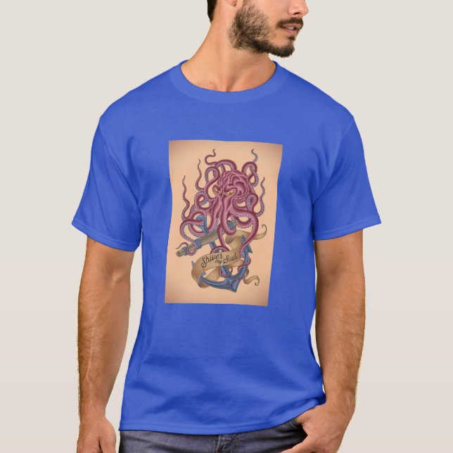 Camiseta Tiembla mi pulpo Tatto del alma el | (Anverso)