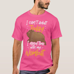 Camiseta Tiempo con mi marsupial de Australia Wombat