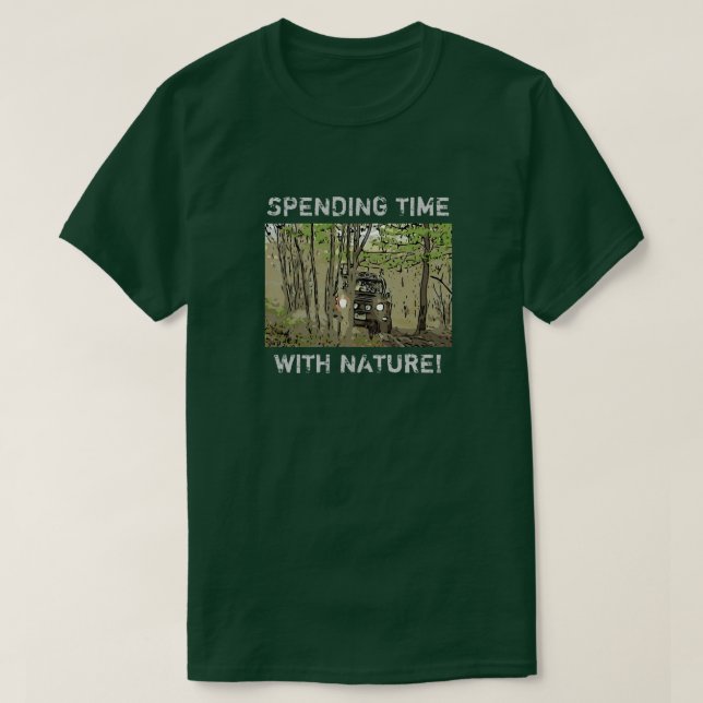CAMISETA TIEMPO CON NATURALEZA (Diseño del anverso)