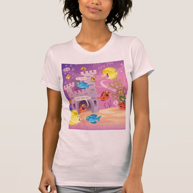 Camiseta Tiempo Cuenta-Debajo del mar (Anverso)