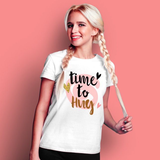 Camiseta Tiempo De Abrazo | Feliz Día de San Valentín Mujer (Subido por el creador)