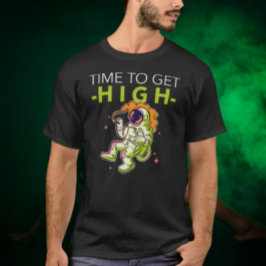 Camiseta Tiempo de alzarse: Astronauta en el espacio