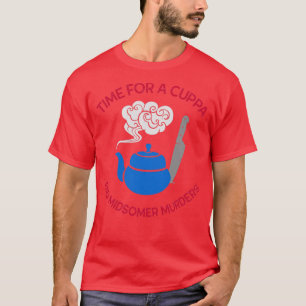 Camiseta Tiempo de asesinatos de un cuppa y un mur mediocre