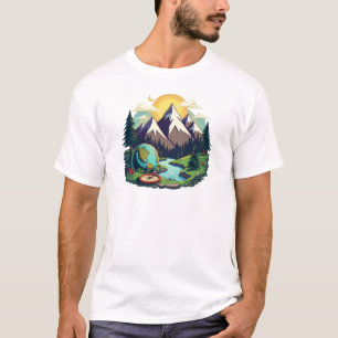 Camiseta Tiempo de aventura: adoptar el viaje