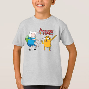 Camiseta Tiempo de aventura   Finn & Jake Fist Bump