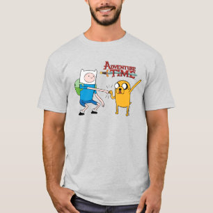 Camiseta Tiempo de aventura   Finn & Jake Fist Bump