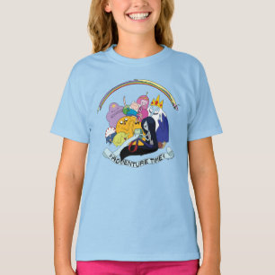 Camiseta Tiempo de aventura   Gráfico de grupo BMO
