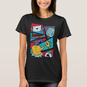 Camiseta Tiempo de aventura   Gráfico del panel de acción