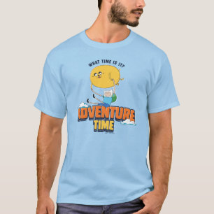 Camiseta Tiempo de aventura Jake Flotando Con Finn