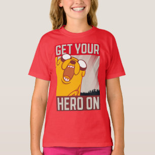 Camiseta Tiempo de aventura   Jake "Ponte tu héroe"