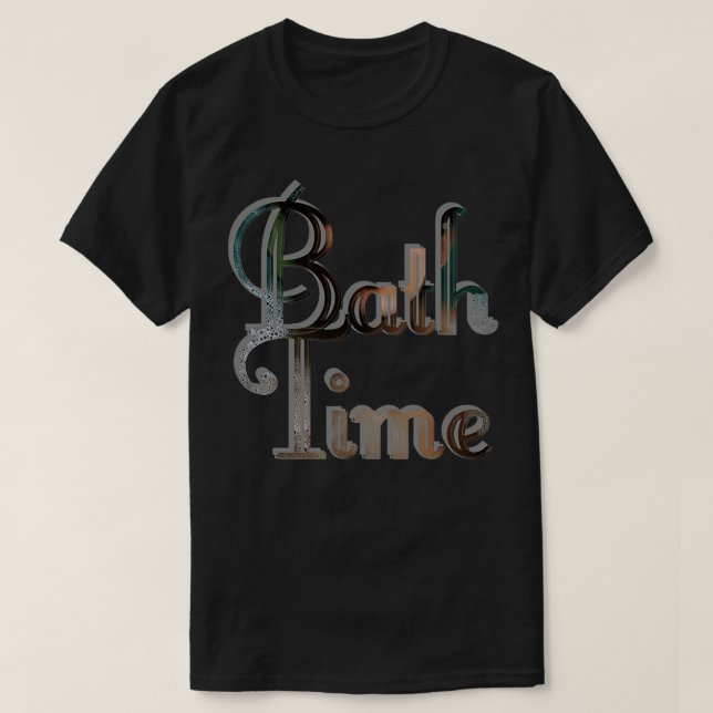Camiseta Tiempo de baño (Diseño del anverso)