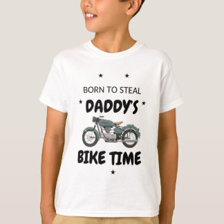 Camiseta Tiempo de bicicleta de papi