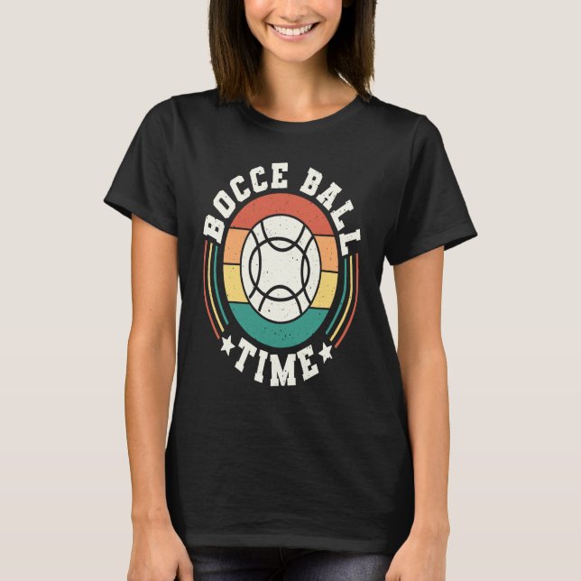 Camiseta Tiempo de Bolas Bocce Jugador de Bolas Bocce  1 (Anverso)