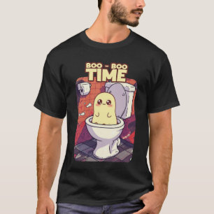 Camiseta Tiempo De Boo-Boo - Gracioso Diseño De Toilet Ghos